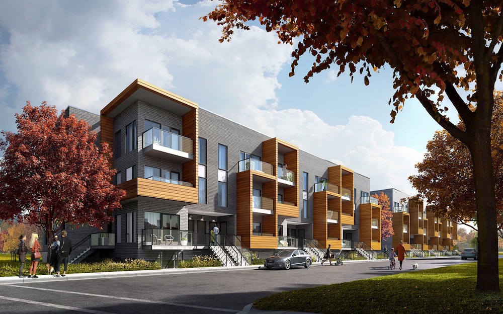 Clarkson Urban Townhomes Stacked Townhouses, Mississauga